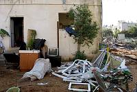 A family's house in the Kfar Shalem neighborhood of Tel Aviv, after they had been evicted and the house partially destroyed, December 2007<br>Oren Ziv/activestills.org<br><br><br><br><br>
