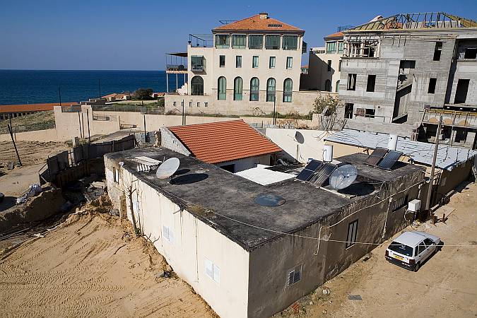 Construction in the Ajami neighborhood of Jaffa