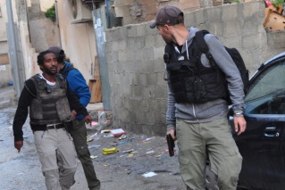 Security guards in East Jerusalem (Photo by ACRI)